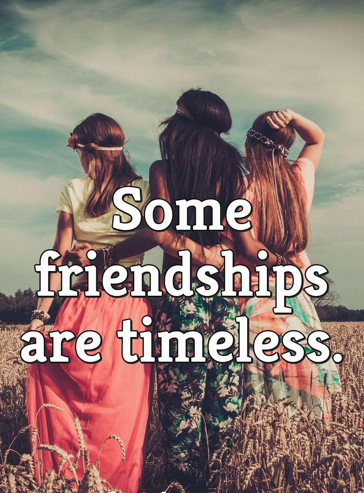 Some friendships are timeless.