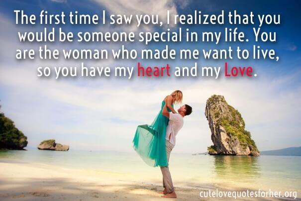 Romantic honeymoon love quotes