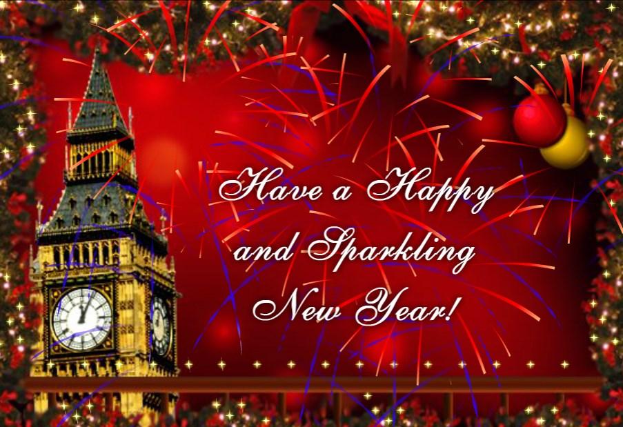 New Year Firework Greetings 2019