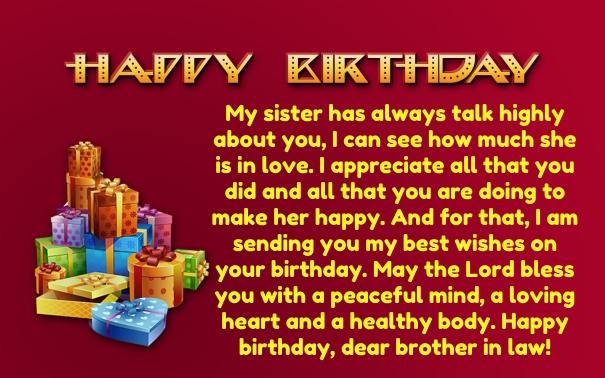 happy birthday brother in law wishes pictures