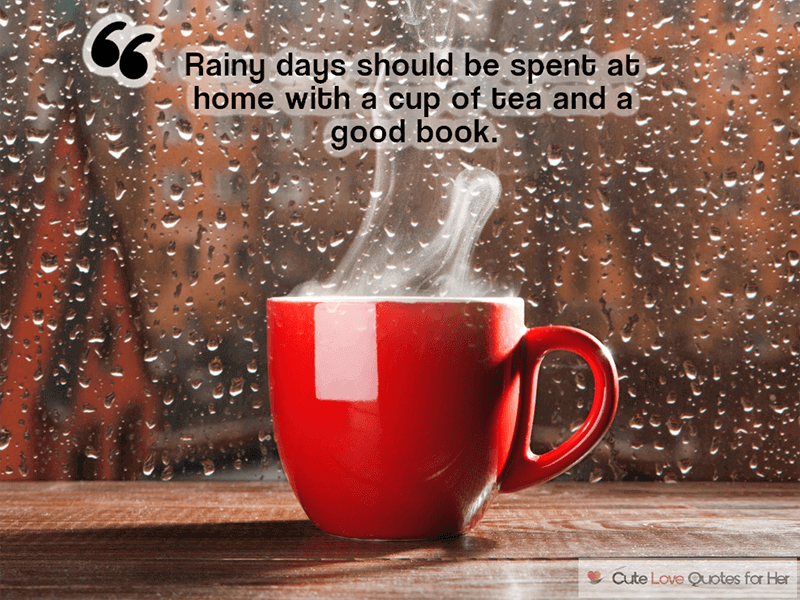 Rain And Coffee Status And Love Quotes