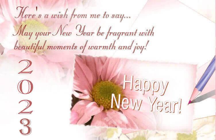 New Year 2023 Greeting Ecard