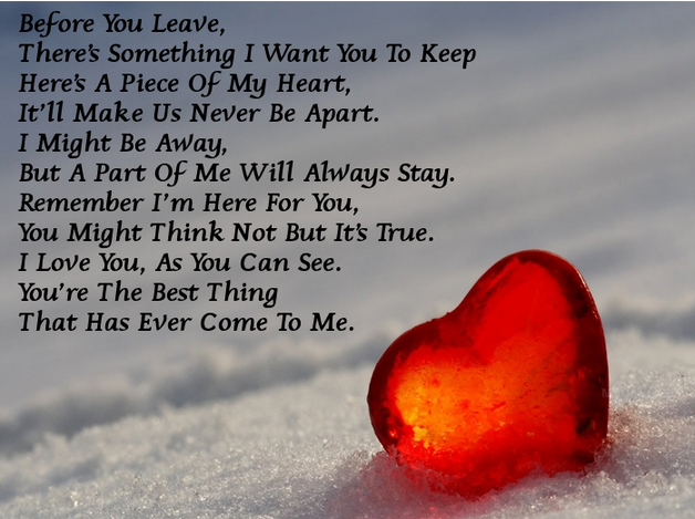 Short I Love you Poems for her