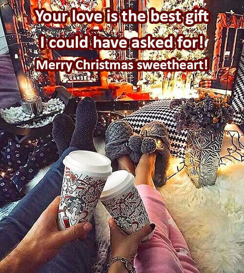 Merry XMAS Love Quote Image