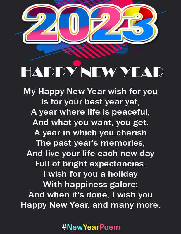 New Year 2023 Poem