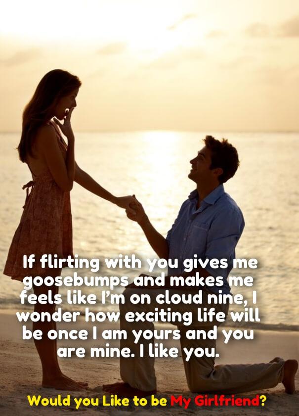 how to propose a girl to be girlfriend quotes