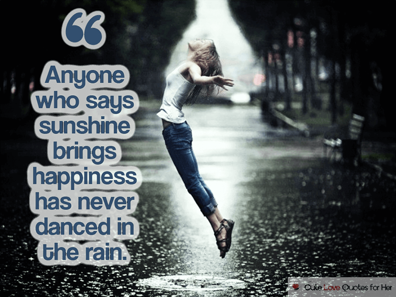 Enjoying Rain Quotes