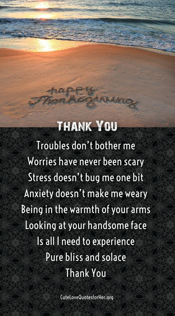 romantic thanksgiving love poems