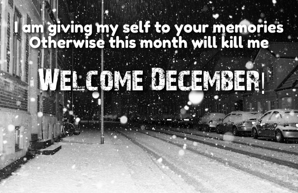 Hello December Sayings wishes