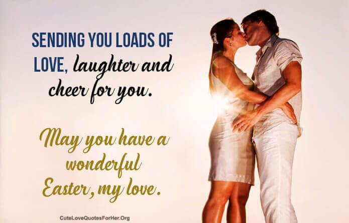 Romantic Easter Day Love Quotes Greeting Messages For Couples